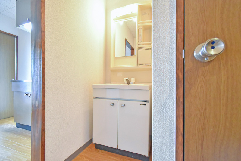 久留米市高野２丁目のアパートの洗面所|洗面所です