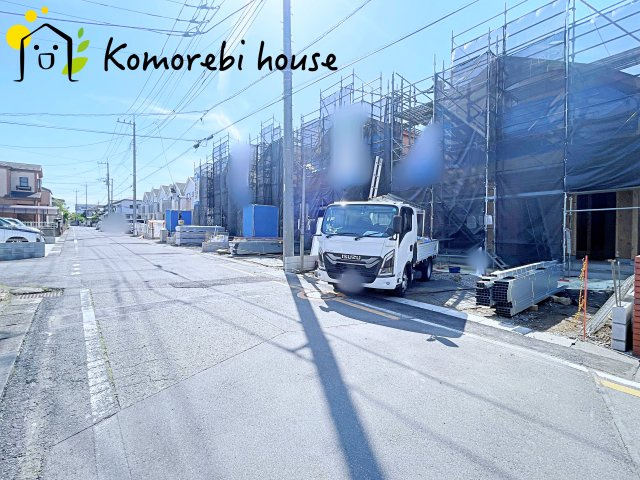北本市宮内　２期　新築一戸建て　ハートフルタウン　Tの前面道路含む現地写真|5/2撮影