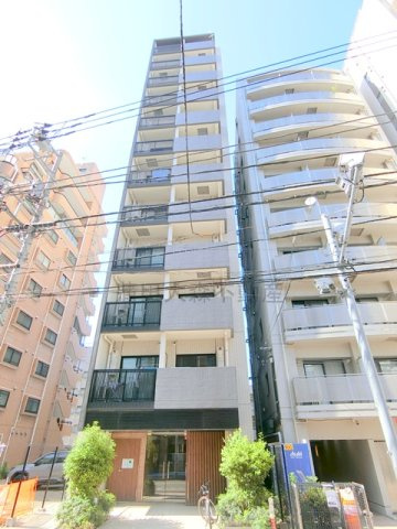 クレヴィスタ蒲田の外観|2019年10月築　RC鉄筋コンクリート造地上12階建て総戸数42戸スマートホーム設備導入済みの人気高級賃貸マンション　東京都大田区西蒲田6丁目　JR京浜東北線蒲田駅
