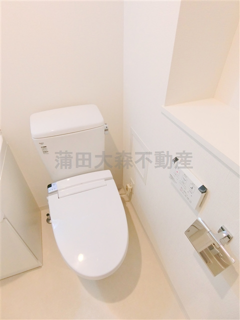 クレヴィスタ蒲田のトイレ|温水洗浄便座付きのトイレ