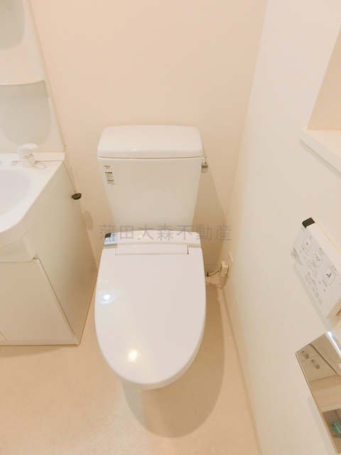 クレヴィスタ蒲田のトイレ|温水洗浄便座付きのトイレ