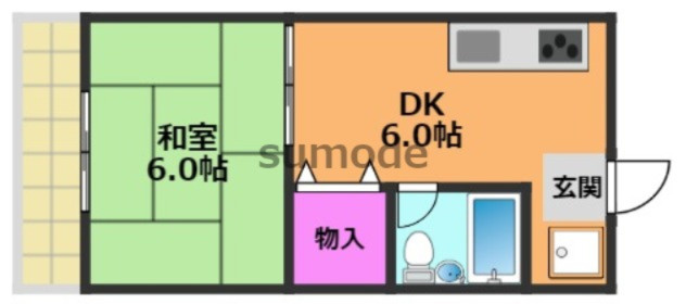 エステートピアみどりヶ丘の間取り