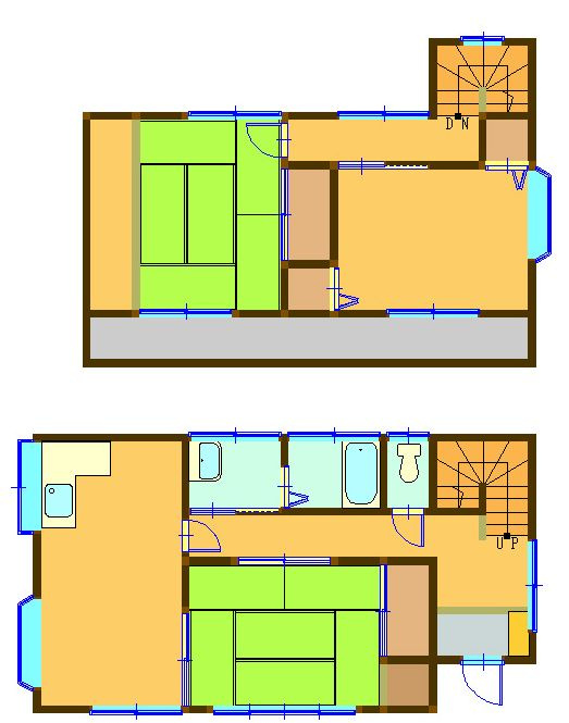 高崎市吉井町吉井中古住宅の間取り