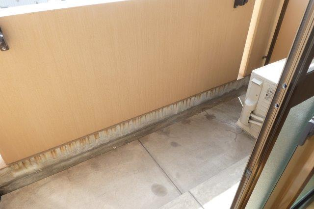 プラシード倉敷のバルコニー