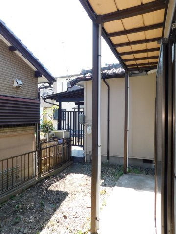 名古屋市中川区東起町５丁目の中古一戸建の庭|◇テラス◇　　家族のくつろぎスペースになるテラス付き♪