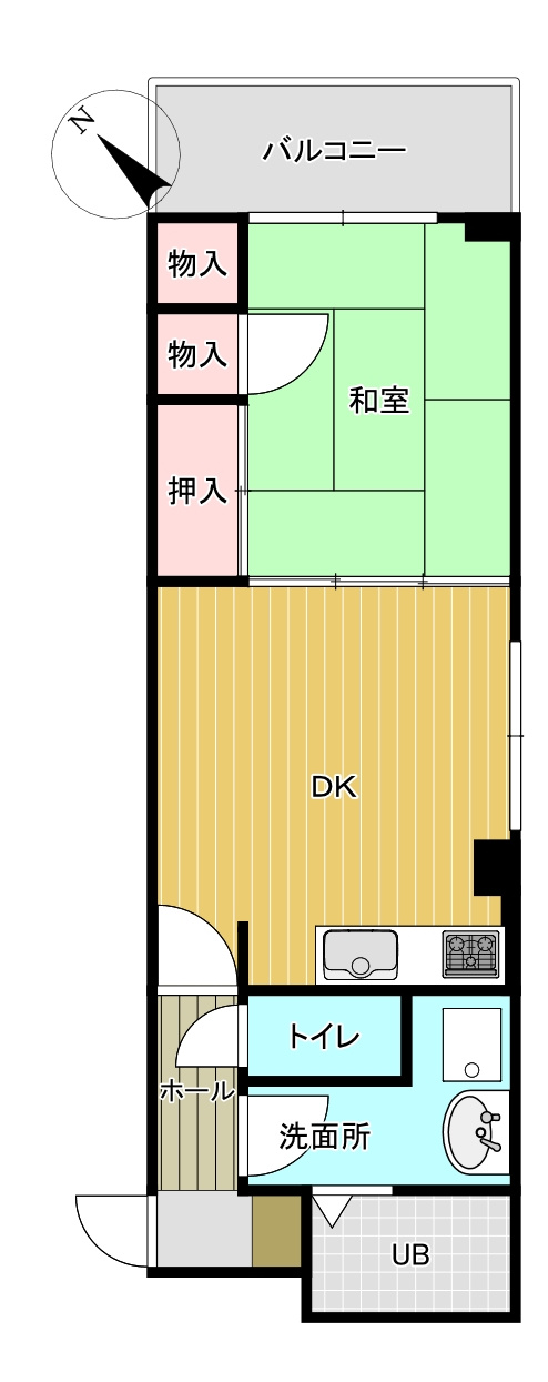 マンション木乃新の間取り
