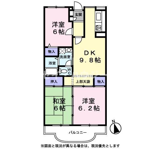 アヴニール梨の樹の間取り