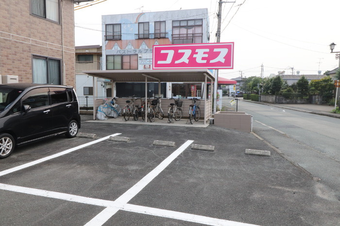 グランドソレイユ （菊池）A棟の駐車場