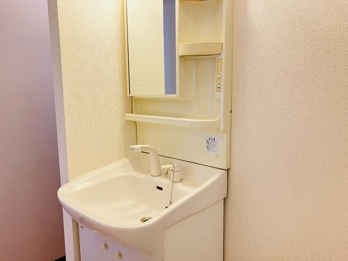 グランドソレイユ （菊池）A棟の洗面所