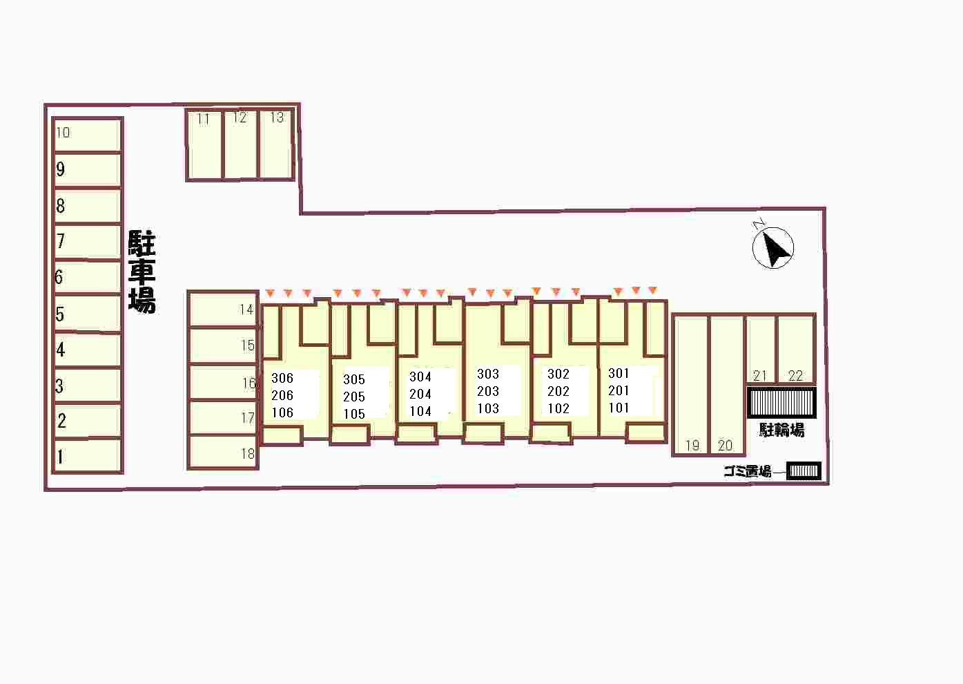 チャオ　ジェノバの駐車場|駐車場
