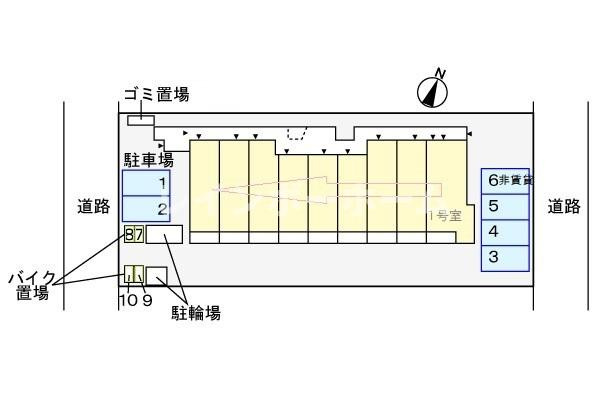 インペリアル　ガーデン瑞江の区画図