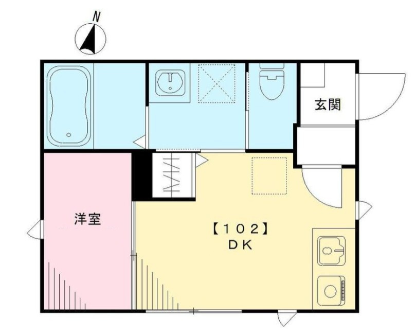 Ｃａｓａ　Ｏｌｉｖａ　カーサオリーヴァの間取り