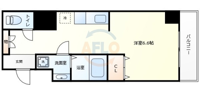 ZERO弁天の間取り|ZERO弁天　間取り
