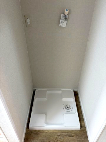 長沢アパートの設備|洗濯機置場