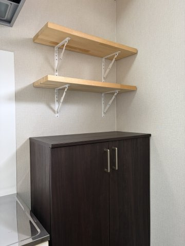 長沢アパートの玄関|シューズボックス
