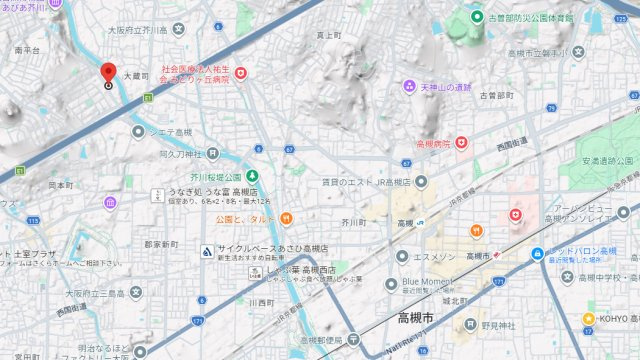 コーポ米田の地図