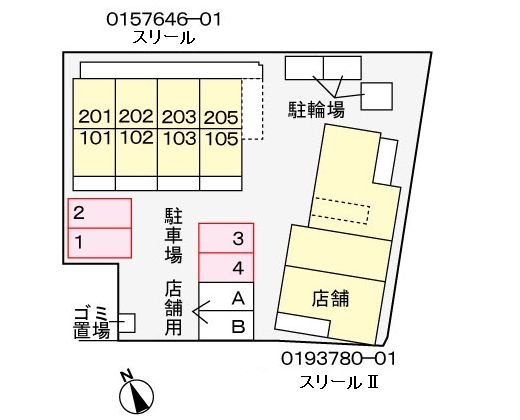 スリールⅡの区画図
