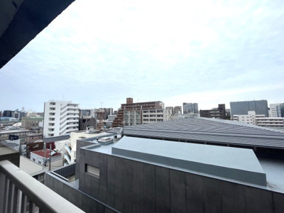 【展望】 | 第三住吉ハイツ | 南向きなので陽当たりよく洗濯も尾もよく乾きそうです☆