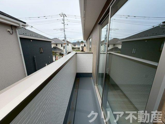 【バルコニー】 | 前橋市北代田町1期1号棟　並列3台♪