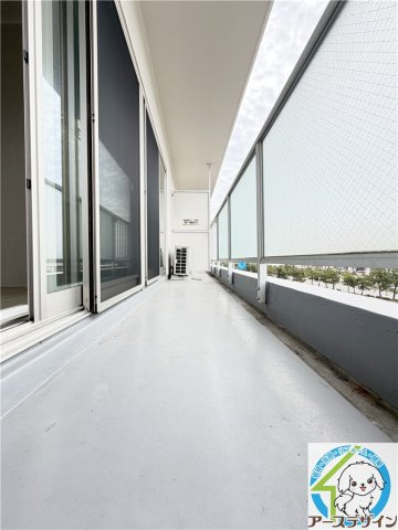 ユニハイツ朝霧のバルコニー