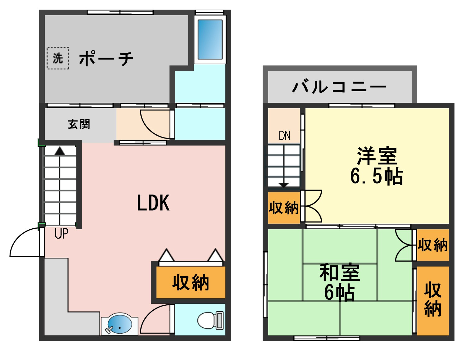 西新小岩ハウスの間取り