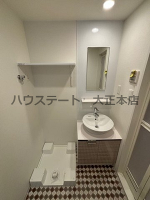 【洗面所】 | メルディアクレスト難波ソルテラス 仲介手数料無料