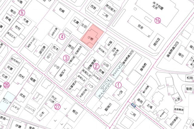 米子市上後藤6-4-1の地図