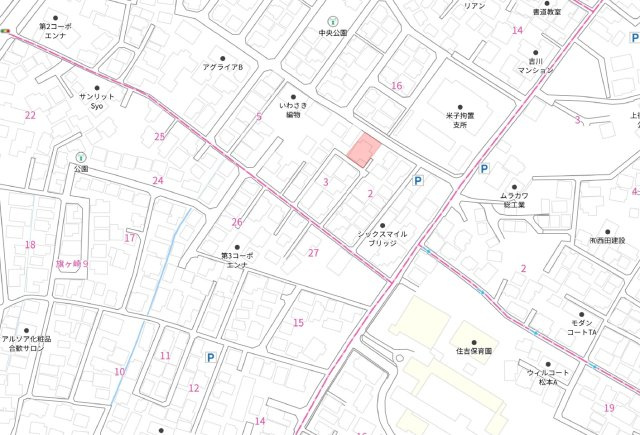 米子市上後藤6-4-1の地図