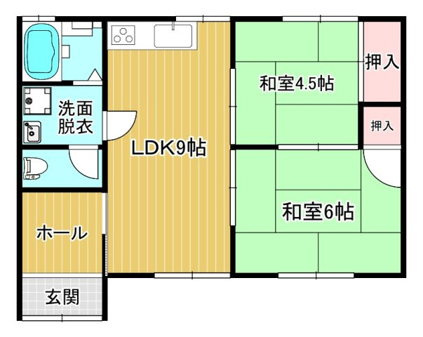 【間取り】 | 西大池1丁目戸建て | 西大池戸建(Goodhome)