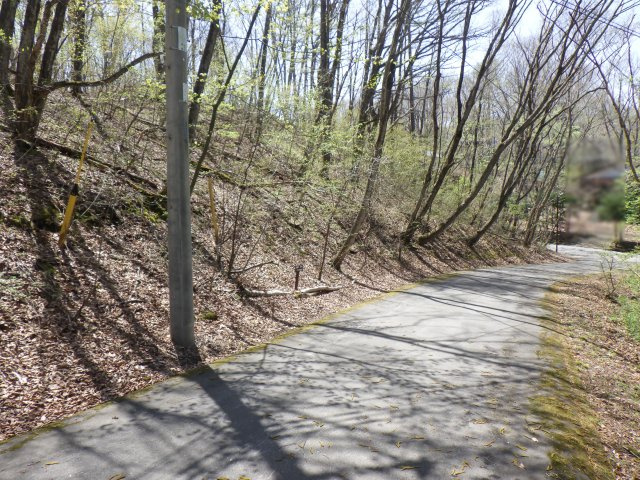 エンゼルフォレスト浅間ハイランド③の前面道路含む現地写真