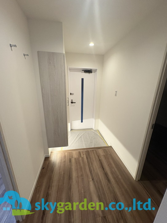 オーベル藤沢・藤が岡Ⅱの玄関|シンプルで使いやすい玄関です