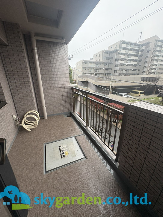 オーベル藤沢・藤が岡Ⅱのバルコニー|バルコニー付きです