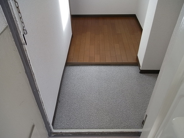 原田マンション船寺の玄関