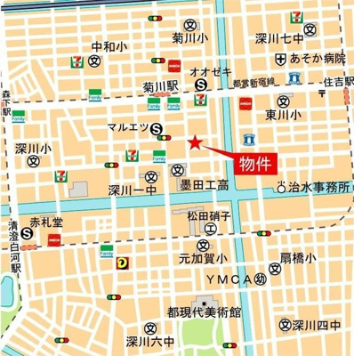 【地図】 | ヴァンクール菊川駅前