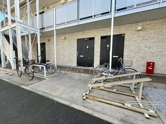 横浜市鶴見区潮田町１丁目のアパートのその他共用部分|駐輪場付き