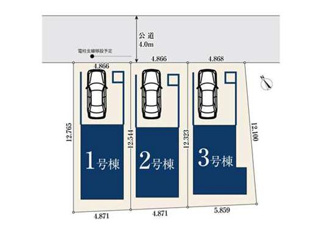 【区画図】 | 蕨市塚越3丁目　新築分譲戸建③ | 3号棟