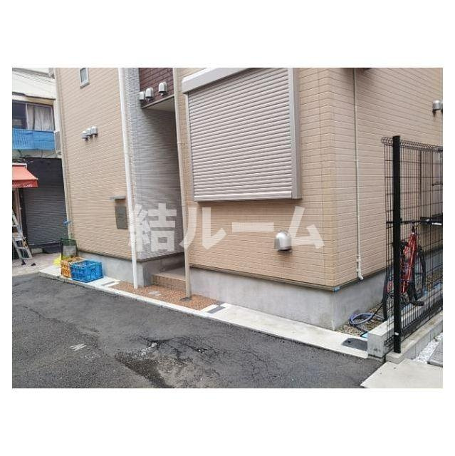 北区上十条３丁目のアパートのエントランス