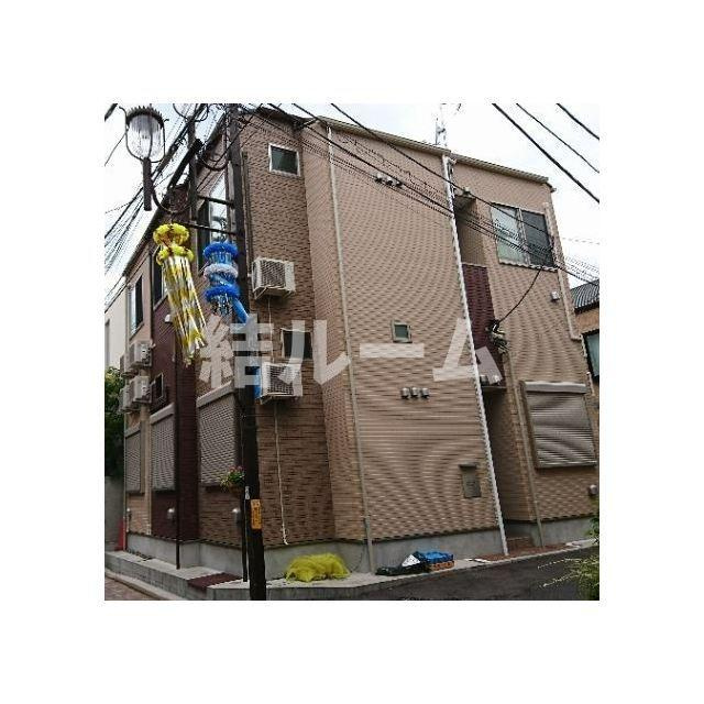 北区上十条３丁目のアパートの外観