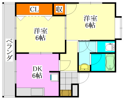 【間取り】 | 第2仲村マンション