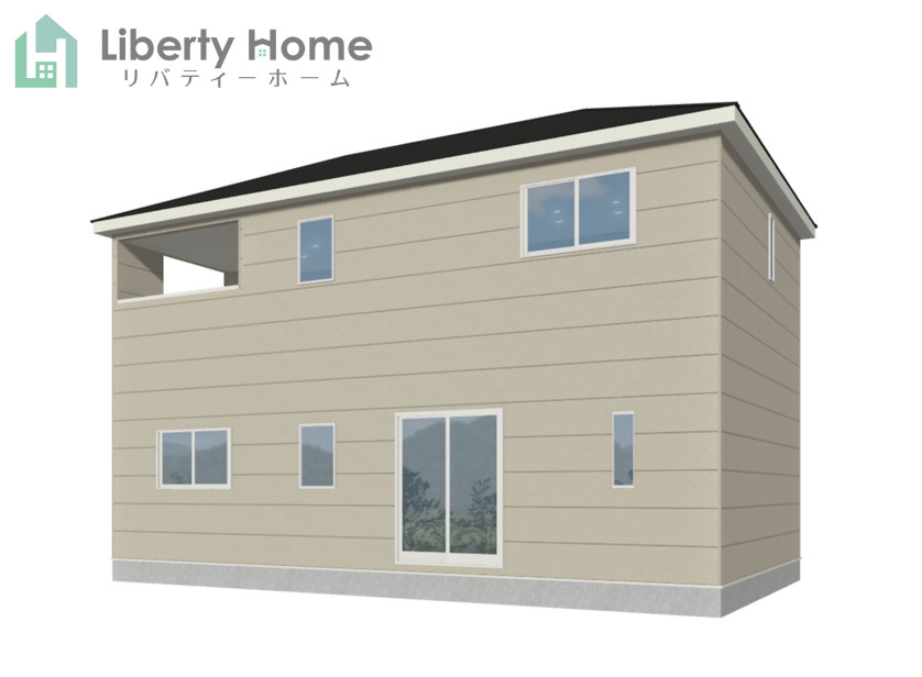 小美玉市羽鳥第12　新築戸建　2号棟の完成予想図