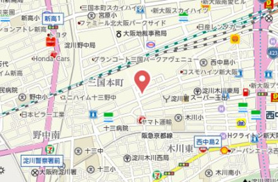【地図】 | ルクレ新大阪レジデンス