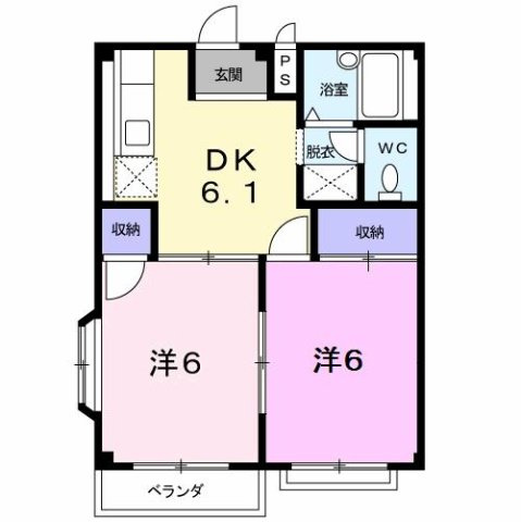 シャルダンⅠの間取り