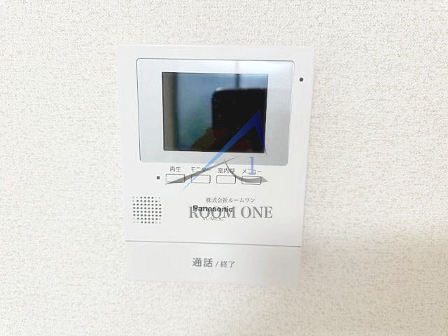 グランシャレー亀有Ⅱのセキュリティ|モニター付きインターホンです。