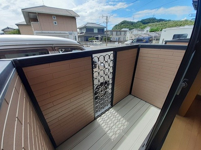 シャトー長尾のバルコニー