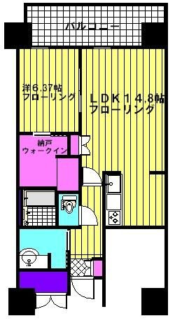 プライムメゾン照葉S棟の間取り