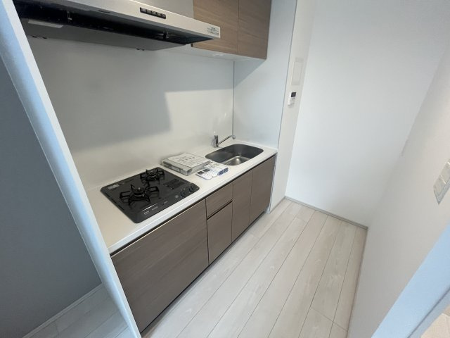 世田谷区代田５丁目の賃貸マンションのキッチン|コンパクトなキッチンで掃除もラクラク