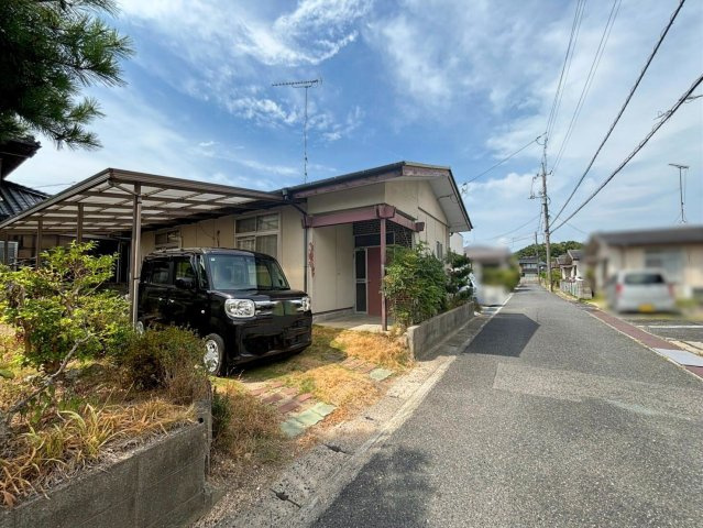 西平原2丁目の前面道路含む現地写真