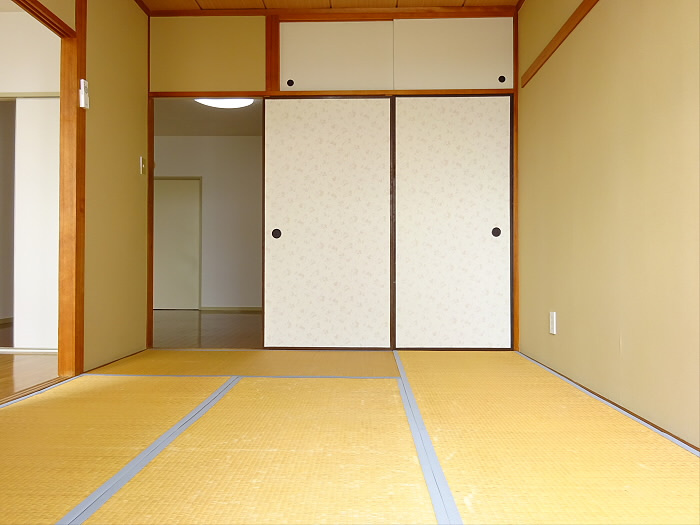 ハイツ柳田の和室|フローリングだけでなく、和室もあります