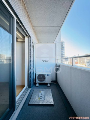 【バルコニー】 | QCフラット北堀江 | ※同物件　別間取り　参考写真