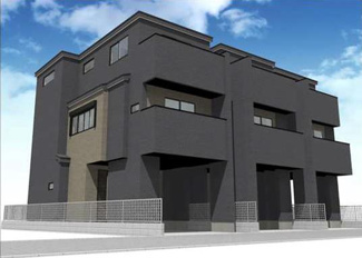 【完成予想図】 | 蕨市塚越3丁目　新築分譲戸建② | 【イメージパース】※実際と異なる場合がございます